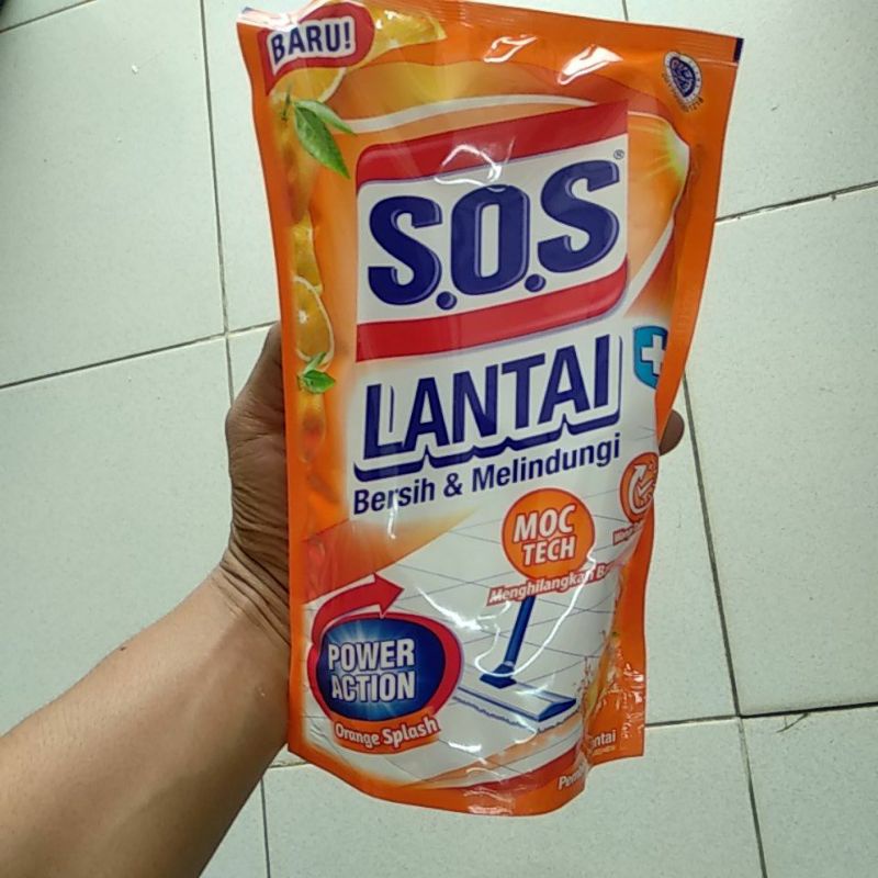 SOS Pembersih Lantai  Power Action 750ml