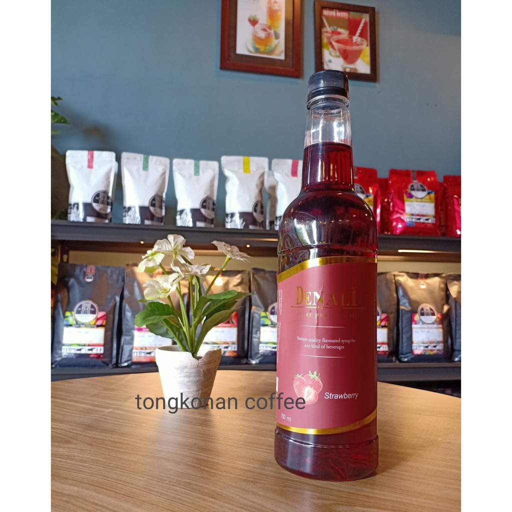 

Strawberry denali syrup 750ml | sirup minuman