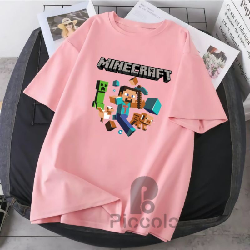 baju kaos anak minicraf unisex bahan premium