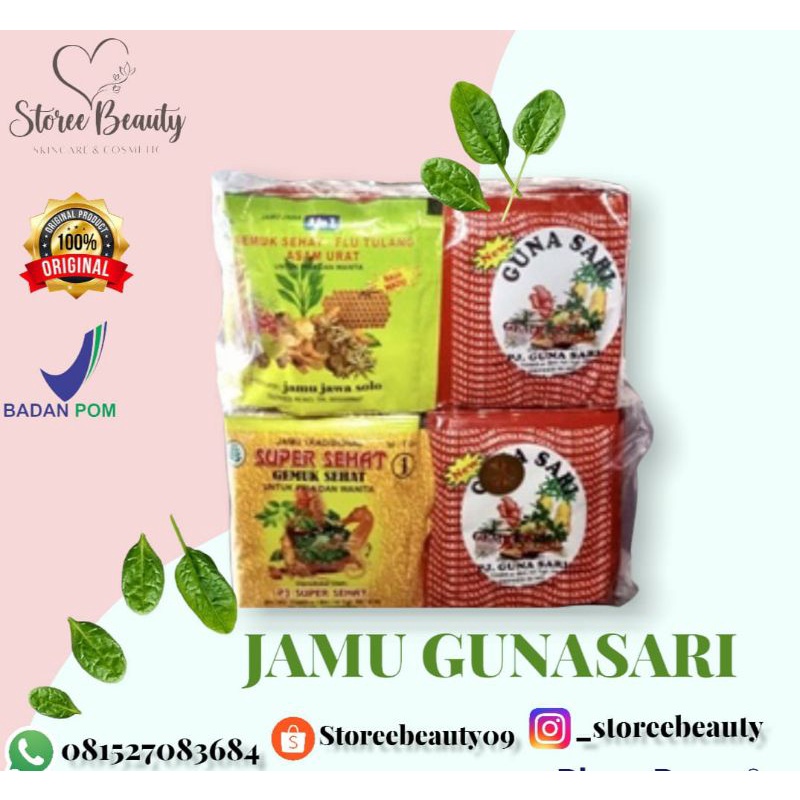 

jamu gunasari (jamu sehat) isi 30/pack