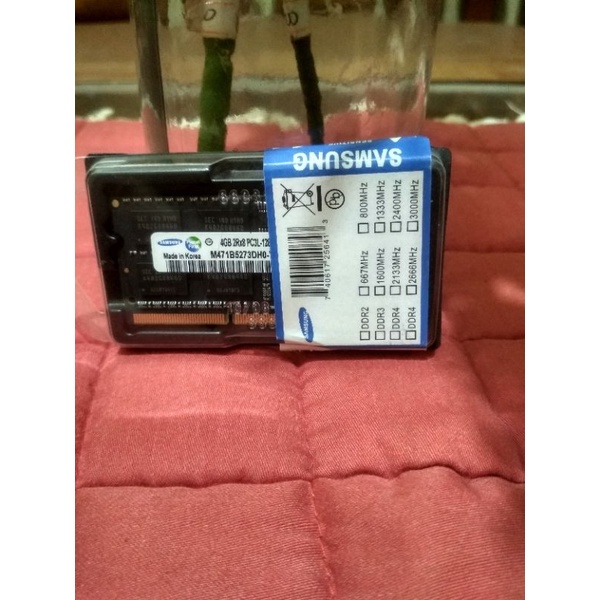 RAM Laptop 4GB PC3L 12800s