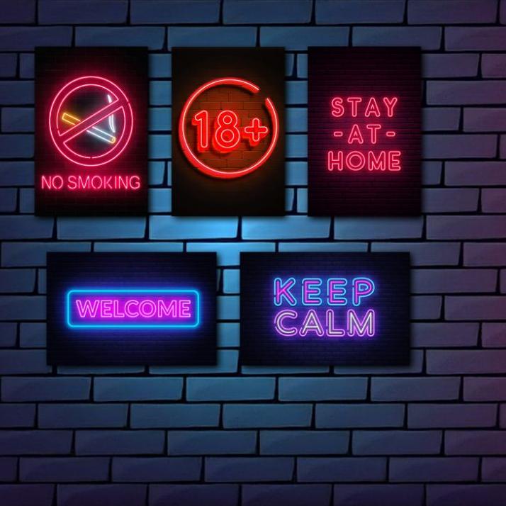 Harga Termurah Pajangan Dinding Kamar Cowok Neon Aesthetic Keren Murah Terbaru / Hiasan Rumah Minima