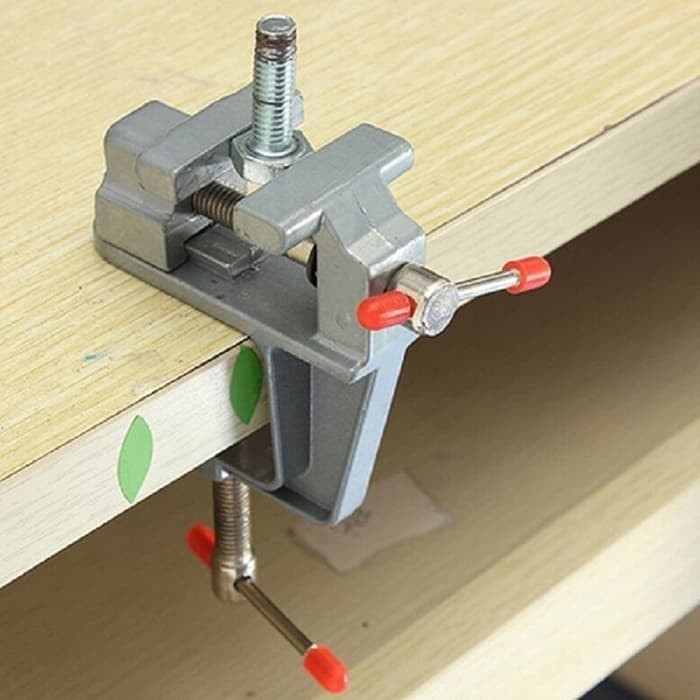 Catok Bor Meja Mini Universal Bench Vise Mini DIY Alat Tukang Kayu