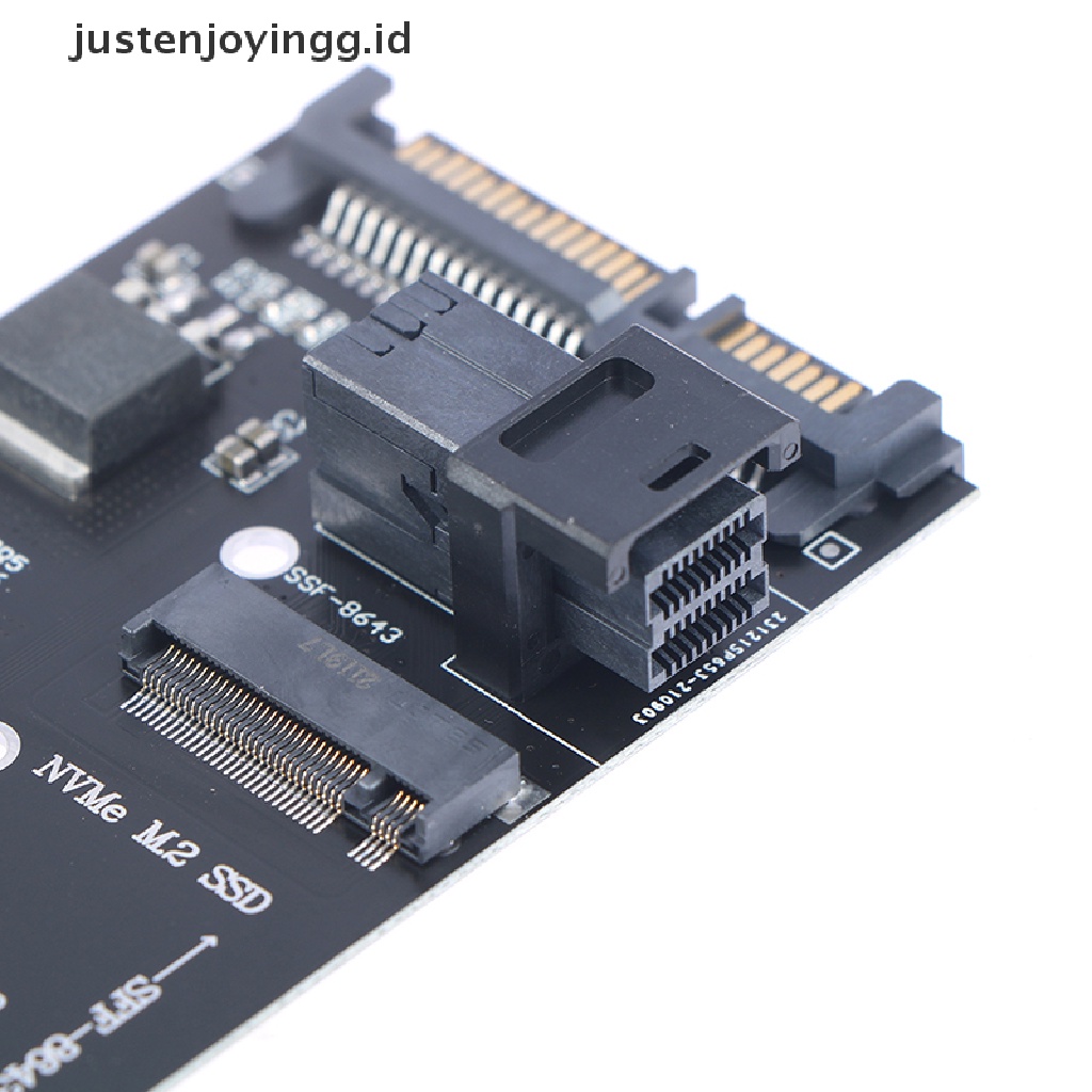 Adapter SFF-8643 Ke NVMe M.2 NGFF SSD 22Pin SATA M.2 Untuk Mainboard