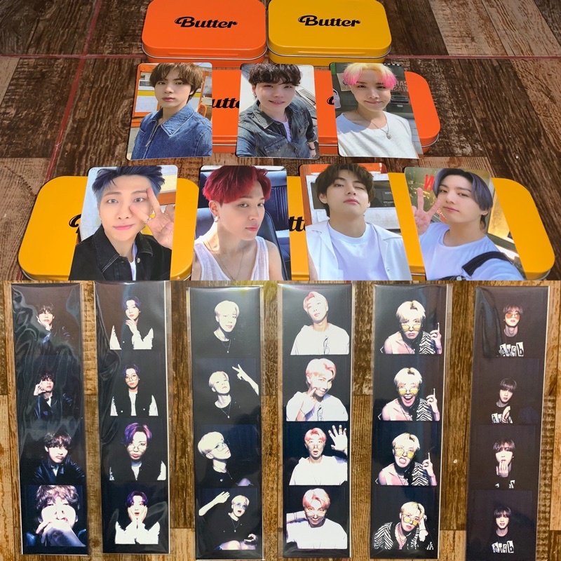 READY STOCK BTS - POB Album [Butter] WEVERSE TIN CASE PHOTOCARD PHOTOSTRIP JUNGKOOK TAEHYUNG V PC JH