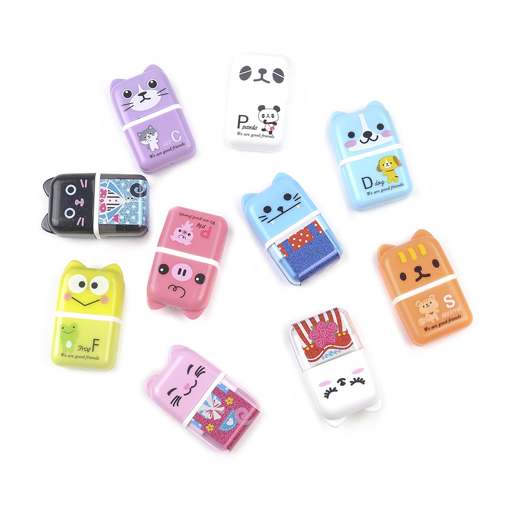 Creative Roller Eraser Lovely Cartoon Kawaii Rubber Stationery Children Students