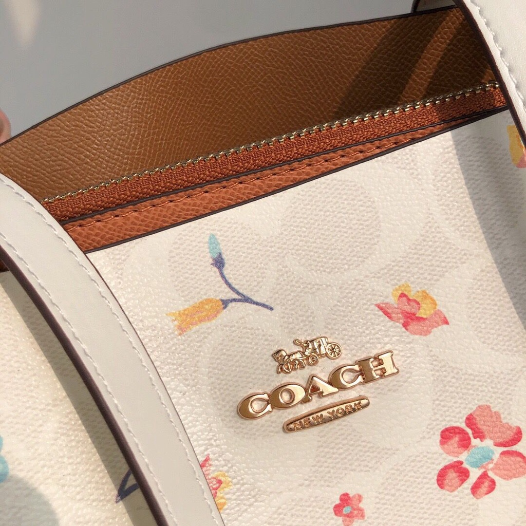 Coach Mini Tote Shoulder Bag Heart and Flower Print Original CH210 CH228 CA142 C4085 C4250 C4084 C8612 C4086