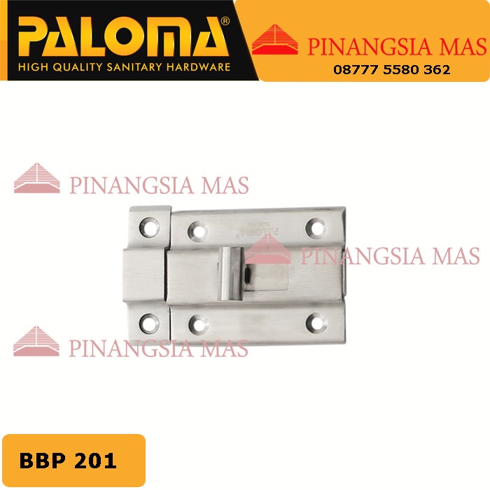Grendel Pintu Kamar Mandi Paloma Bbp 201
