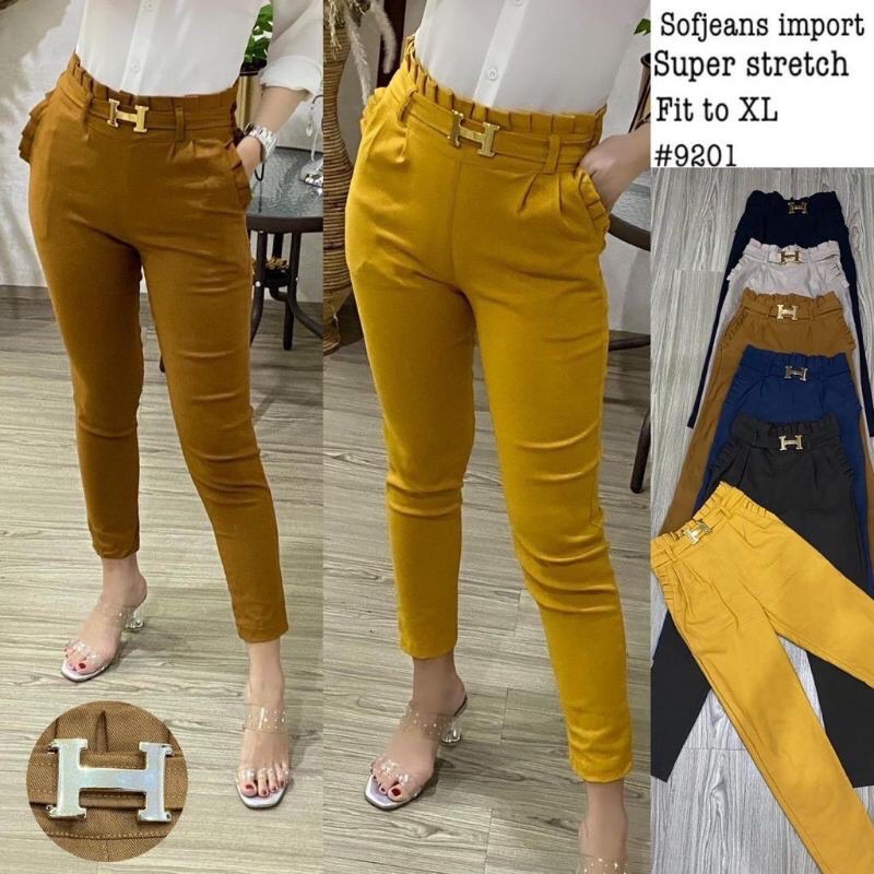 Celana SoftJeans Wanita Impor 9201