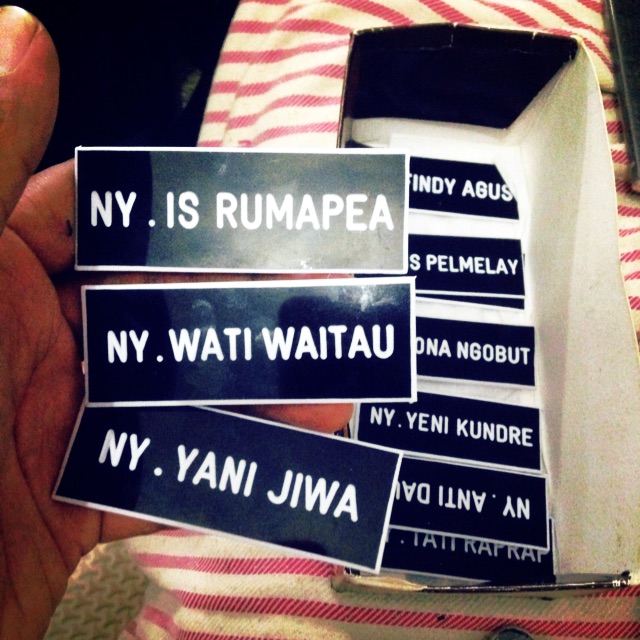 

Nametag papan nama 3x8 bhayangkari bhayangkara