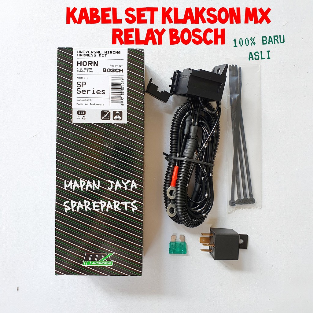 KABEL SET KLAKSON RELAY BOSCH MX ASLI TINGGAL PASANG