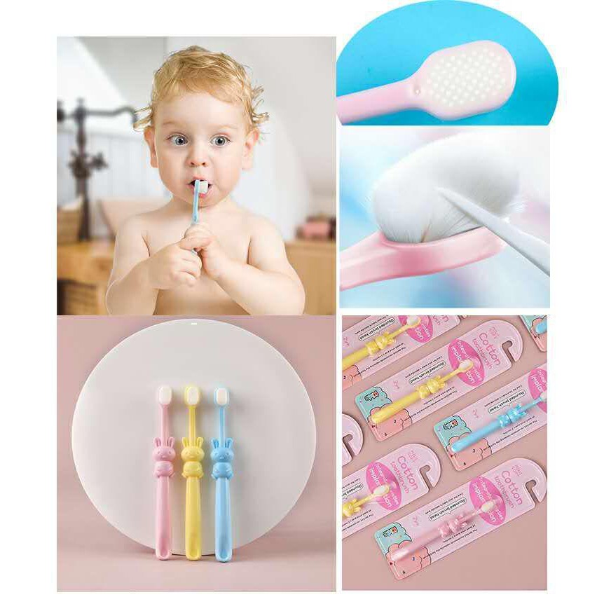 ♥BabyYank♥ SIKAT GIGI BAYI MINI SOFT COTTON TOOTHBRUSH - SIKAT GIGI ANAK SUPER LEMBUT