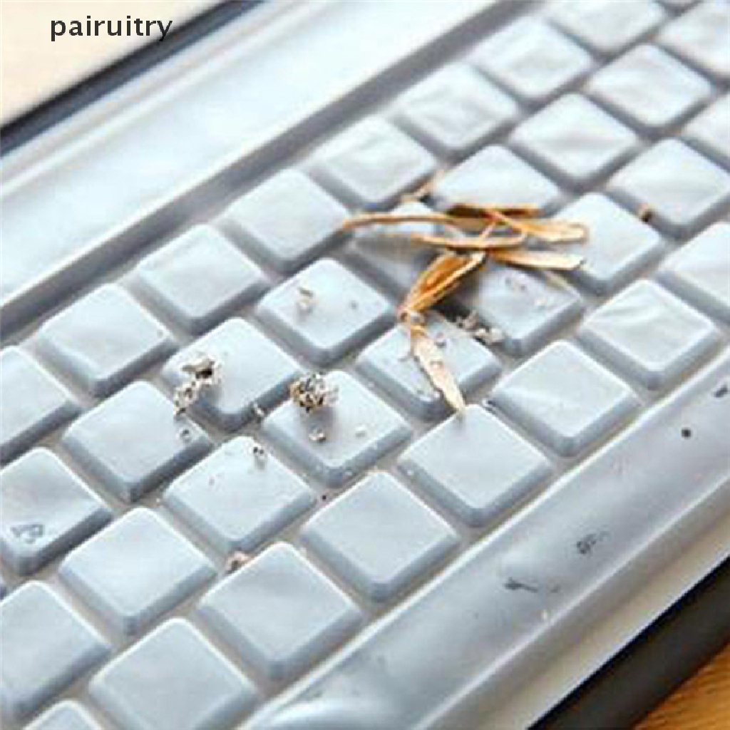 Prt 1PC Skin Cover Pelindung Keyboard Komputer Desktop Universal Bahan Silikon PRT