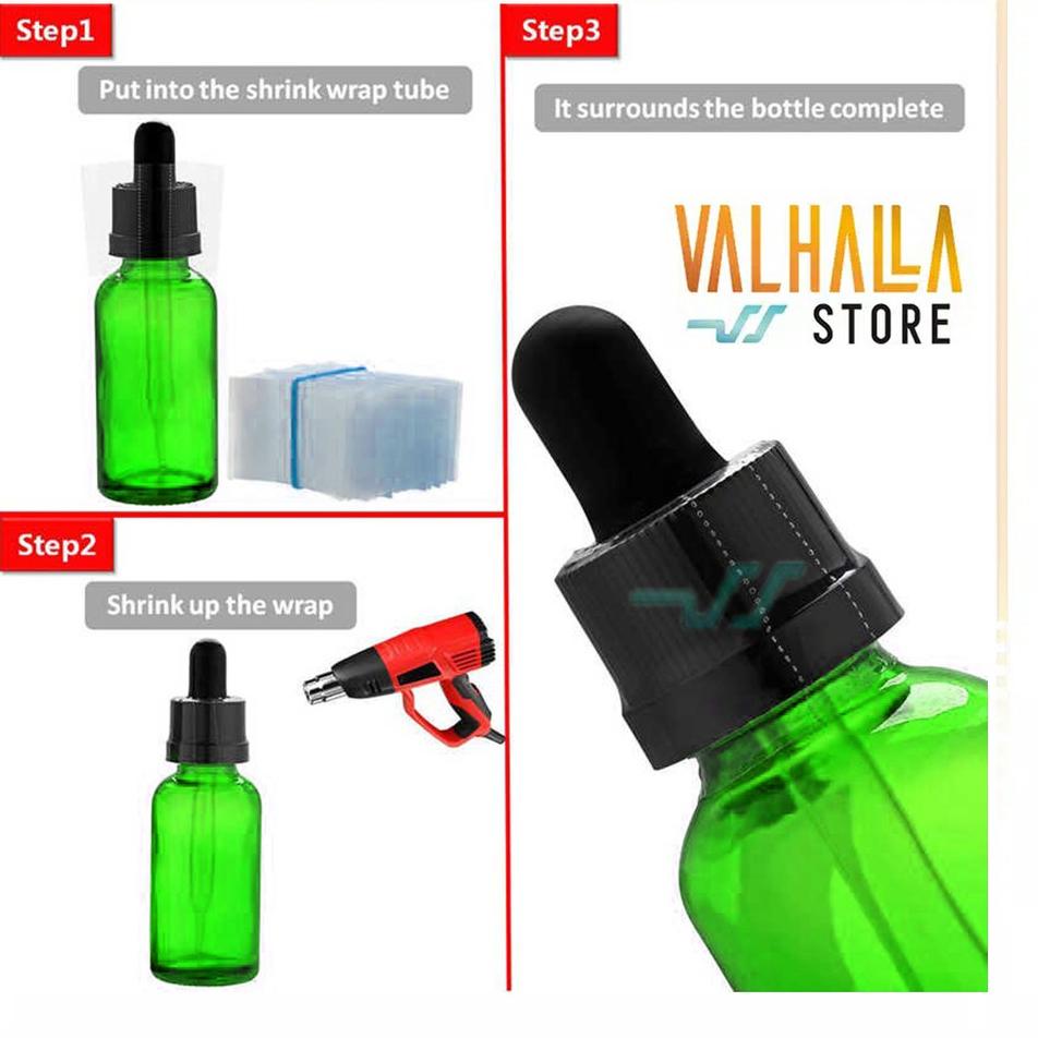 

NCVR Segel Shrink Roll Botol Toples Lebar 5 6 Cm 200 Gram Plastik Bening Cap Seal Sealer Sring Diskon 2020