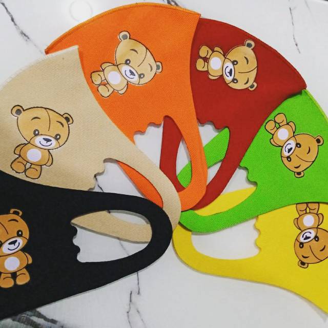 Masker scuba sablon anak