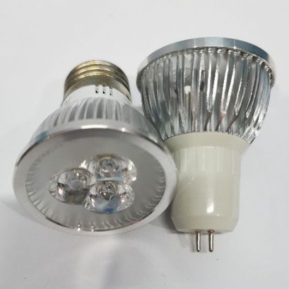 lampu sorot LED halogen MR16 light lamp spotlight 3 watt fitting 220 volt warm White putar tusuk