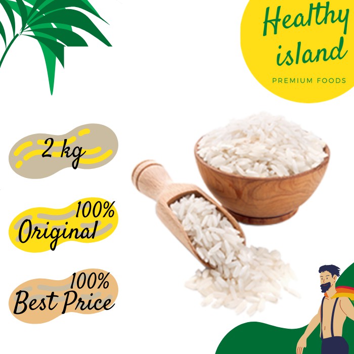 

Beras Putih Organik / Organic White Rice - 2 kg