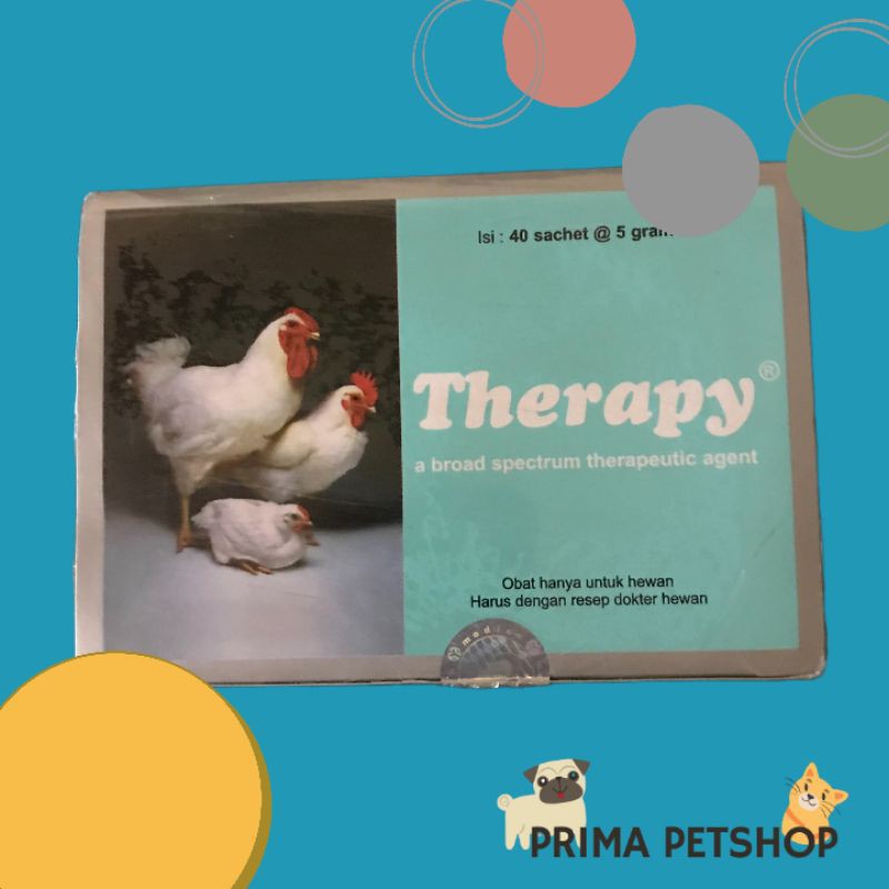 THERAPY KOTAK 40BUNGKUS 5GRAM obat kolera cdr ayam