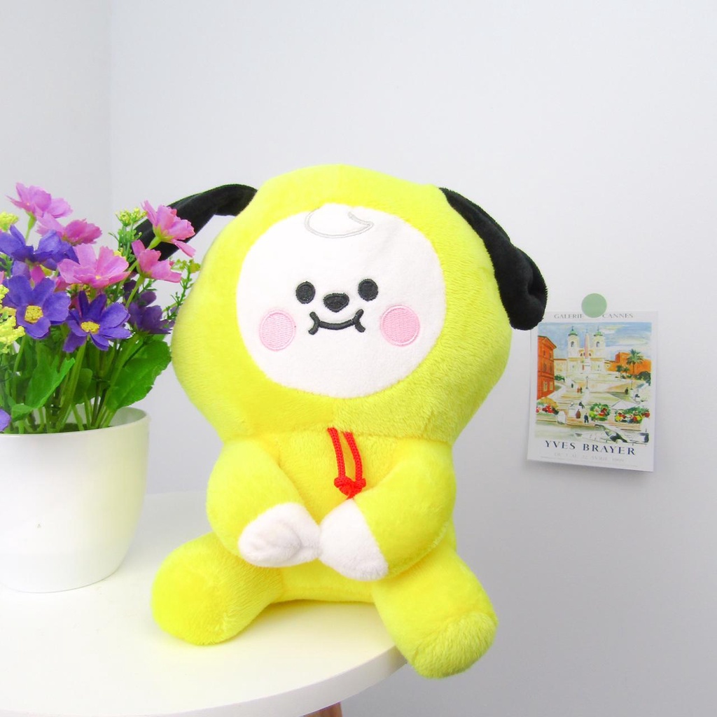 BONEKA BT21 IMUT LUCU UKURAN BESAR MAINAN ANAK BONEKA KARAKTER BAHAN EMPUK HALUS READY 5 KARAKTER