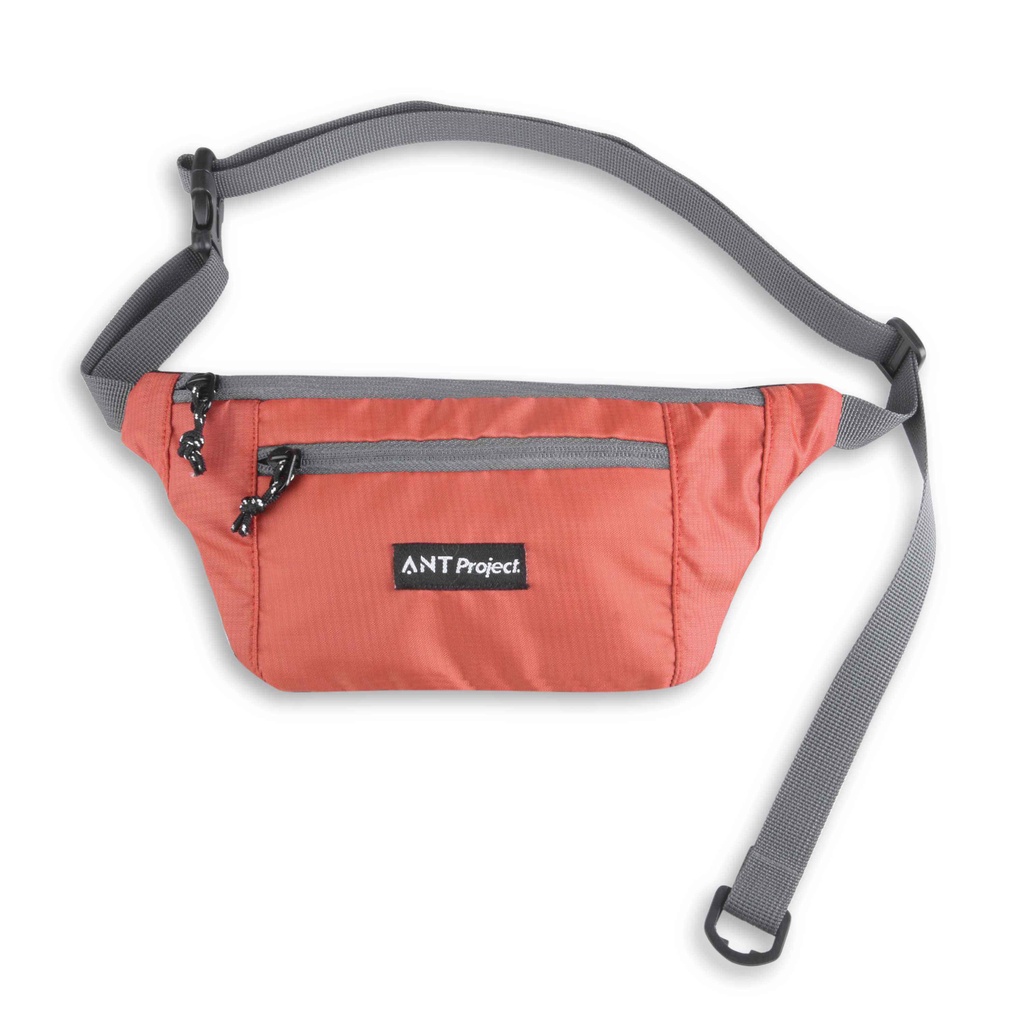 MIRAI Tas Pinggang Pria Waterproof Kecil Waistbag Korea Style Keren Kekinian Hitam Biru