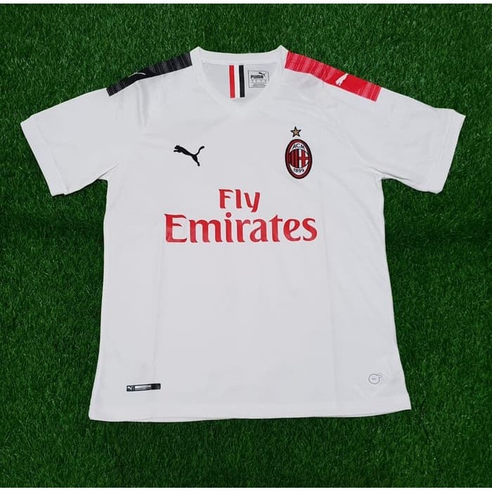 JERSEY BOLA MU AC MILAN AWAY 2019/2020 GRADE ORI Import