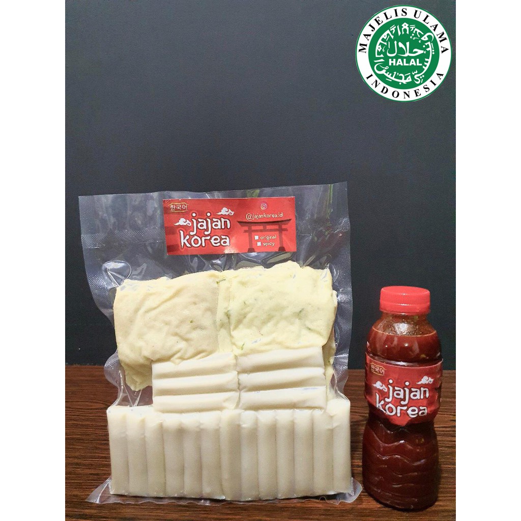 

Paket Hana Topokki/Tteokbokki, Odeng & Saus Jajan Korea