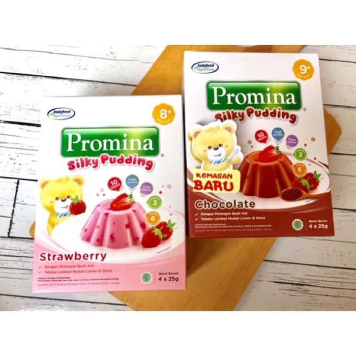 Promina Silky Pudding Untuk Usia 8+ /9+ Bulan Keatas 100 Gram