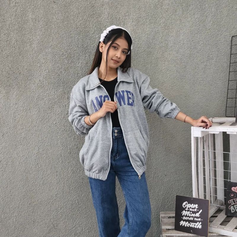 Jaket Sweater ANSSWER Oversize