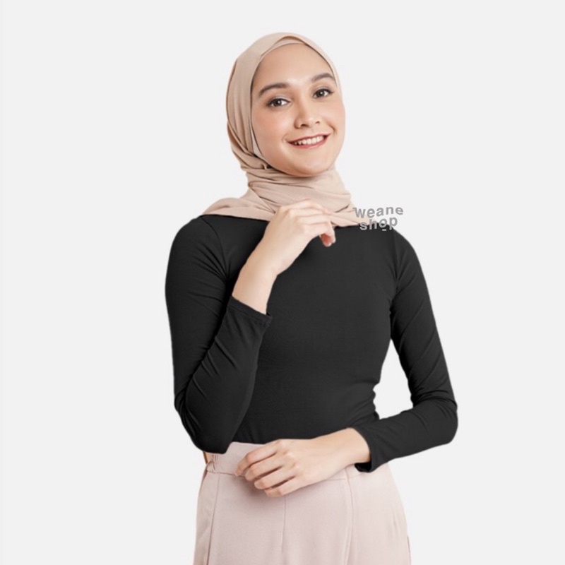 CARDIGAN RAJUT WANITA || KARDIGAN BASIC POLOS CEWEK CROP CARDY WILLY PREMIUM || OUTER KNITTED CARDI-Manset Hitam size L