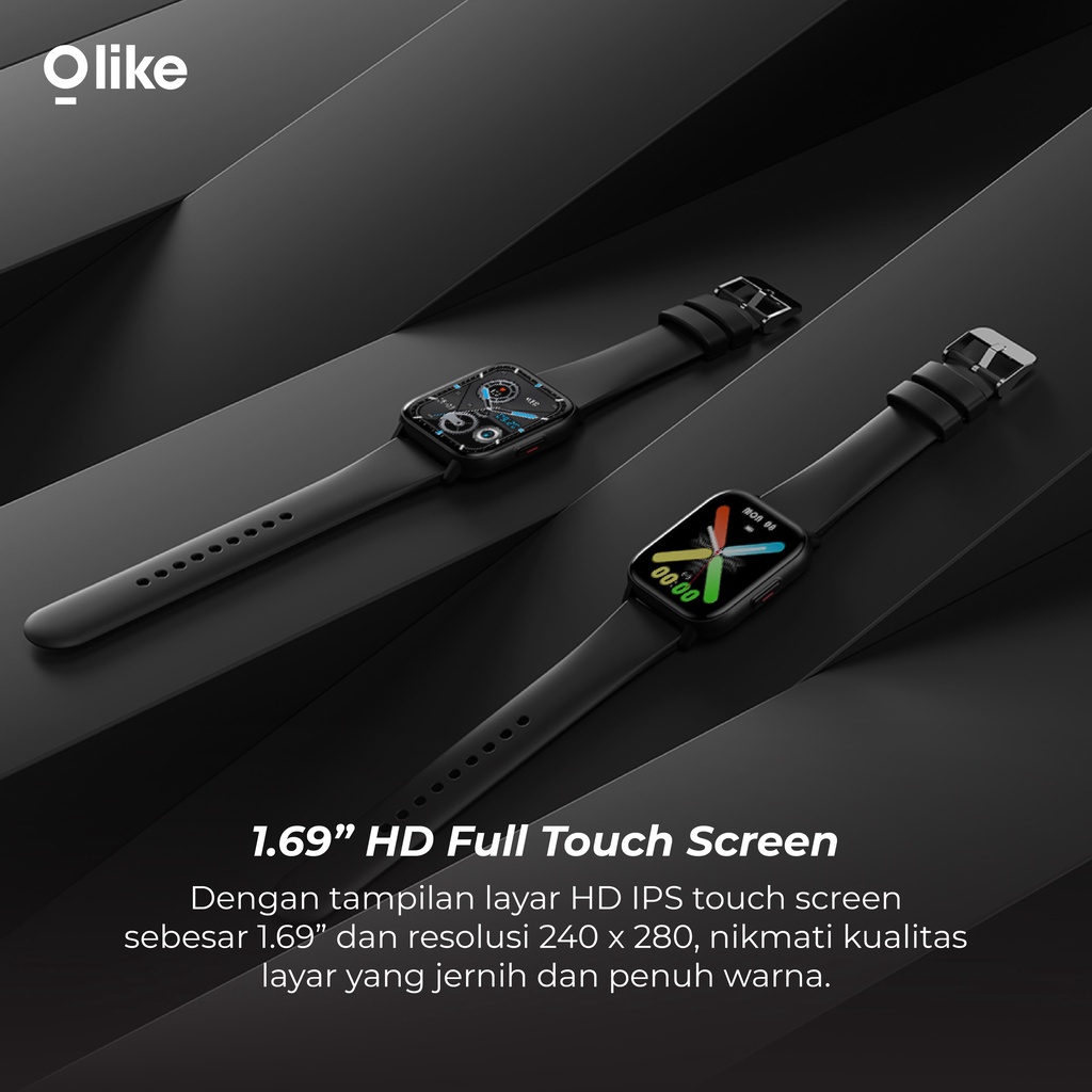 OLIKE SMARTWATCH HORIZON W12 FULLHD REALTIME TEMPERATURE IP67 20 DAYS STANDBY