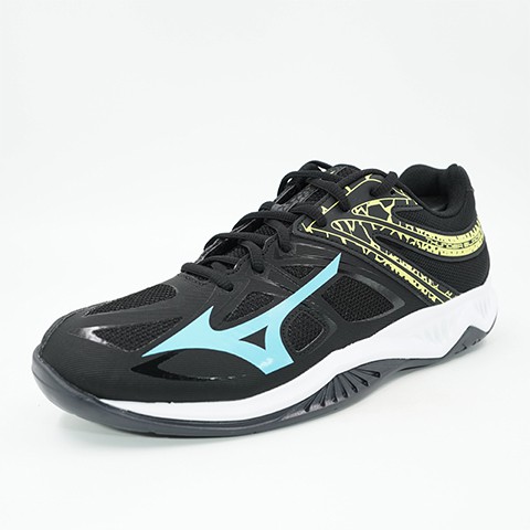 Sepatu Volley Mizuno Original Thunder Blade 2 Black Blue V1GA197023 BNIB