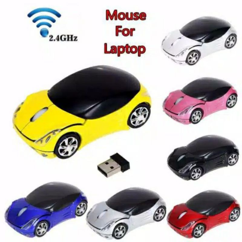 Mouse Wireless Optical 2.4 GHZ Receiver USB