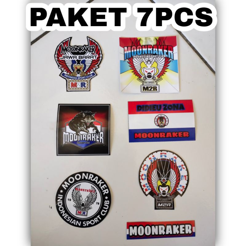 Stiker Moonraker Terbaru anti air