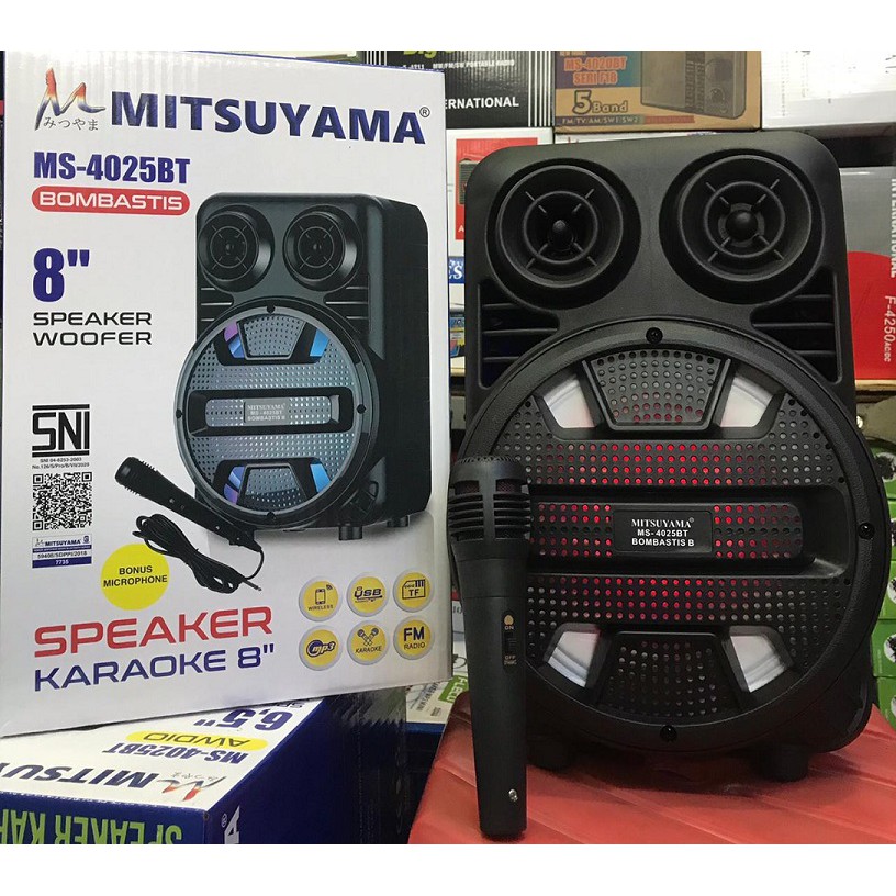 Speaker Bluetooth Mitsuyama MS 4025BT Awdio A/B