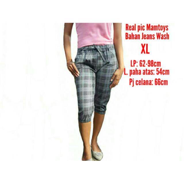 CELANA  JEANS 7/8 CELANA 7/8 CELANA JOGGER 7/8 bawah kerut/jogger