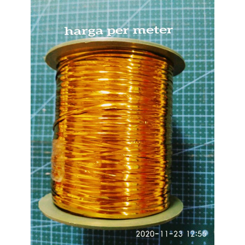 

Kawat twist kawat pita untuk souvenir jual per meter