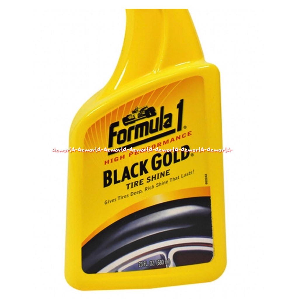 Formula 1 Black Gold Tire Shine Cairan Pelapis Mengkilatkan Ban 680ml