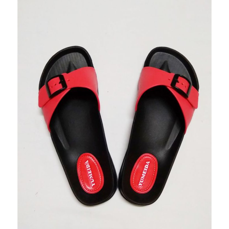 YUMAIDA - Sandal Karet YUMAIDA 9061L Slop Wanita Terbaru / Sandal Cantik / Sandal Wanita Termurah / SANDAL SLIP ON WANITA / SANDAL CASUAL WANITA / FASHION WANITA /SANDAL SELOP IMPORT /SANDAL YUMAIDA TERMURAH / SANDAL FLAT /SANDAL KARET