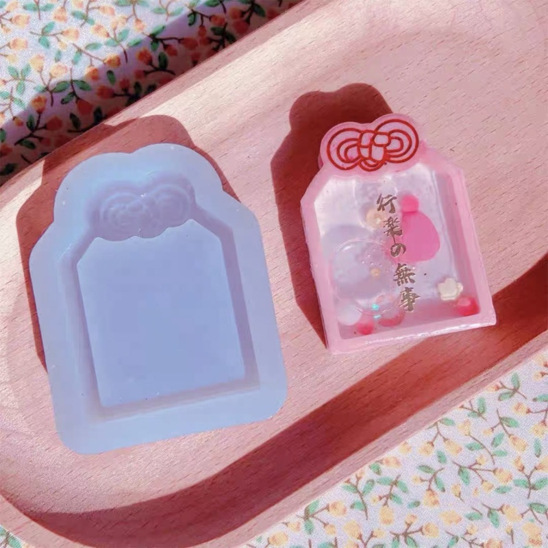 Cetakan Resin Epoksi Bahan Silikon Desain Kartun Quicksand Untuk Kerajinan Liontin Perhiasan