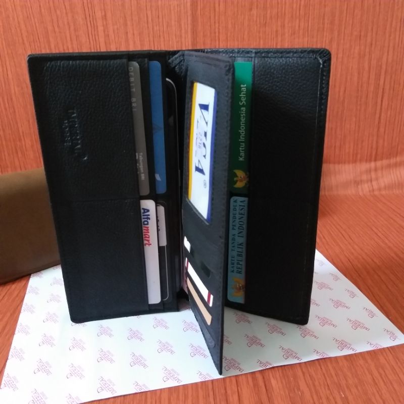 [Garansi]Dompet Panjang Kulit Sapi Asli/Dompet Kulit Pria Wanita Imperial Horse