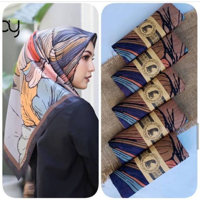 VOAL/KERUDUNG SEGI EMPAT/KERUDUNG MOTIF/DEENAY KW/HIJAB