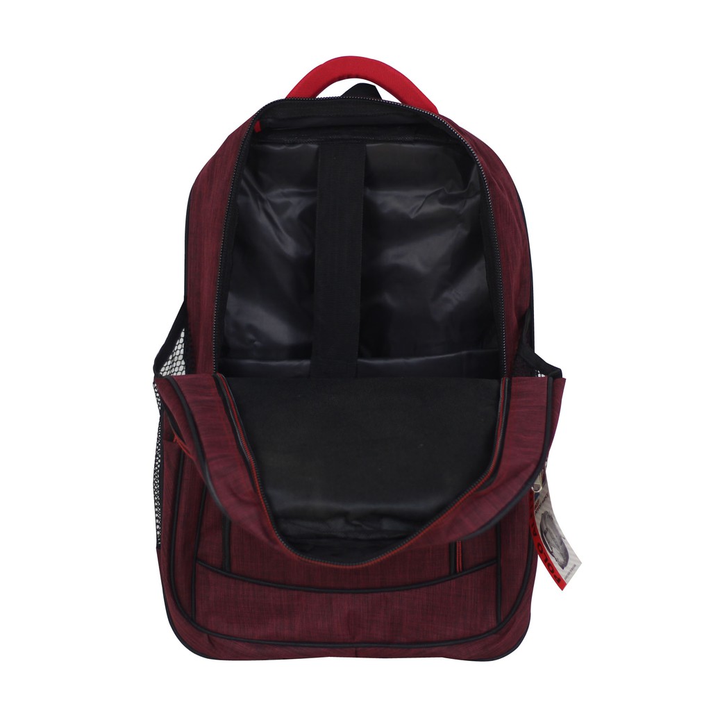 Tas Punggung Alfito Original Saku Merah Merah Sekolah Kerja Bisnis Berkualitas Kuliah Outdoor Pria