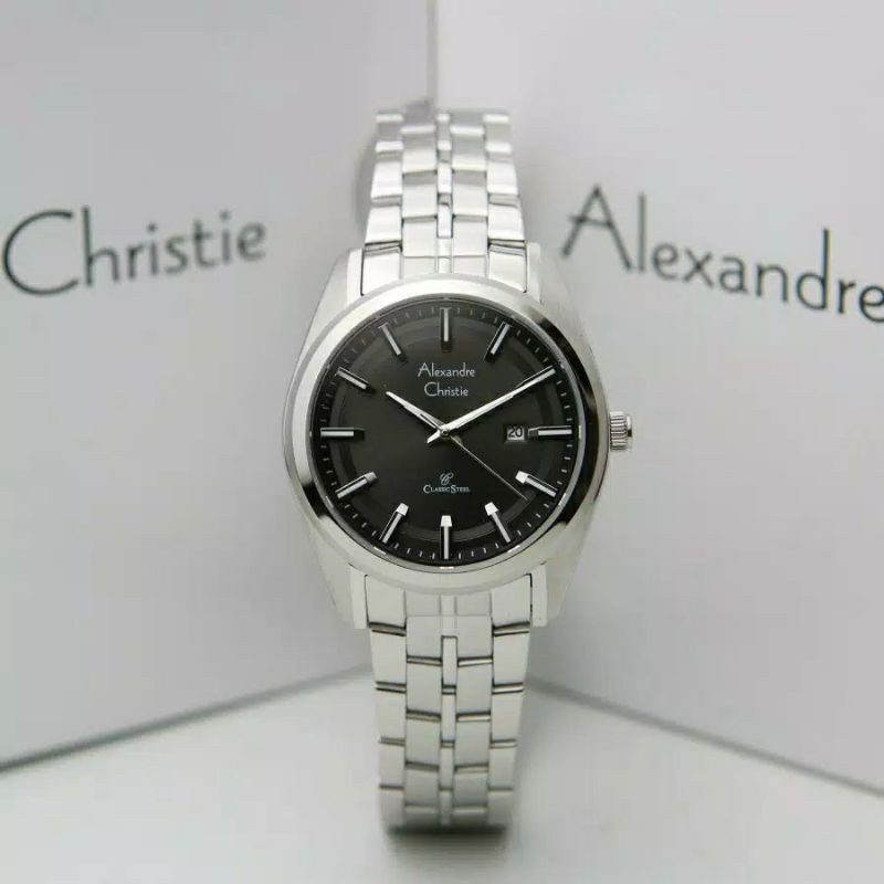 Jam Tangan Alexandre Christie 8637 AC8637 AC 8637 Silver Original Garansi Resmi