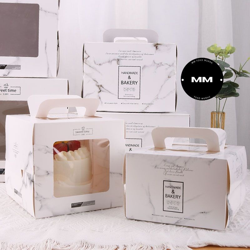 

5pcs 20x20x15cm kotak dus kue tart dus kue tinggi box kue tart birthday cake