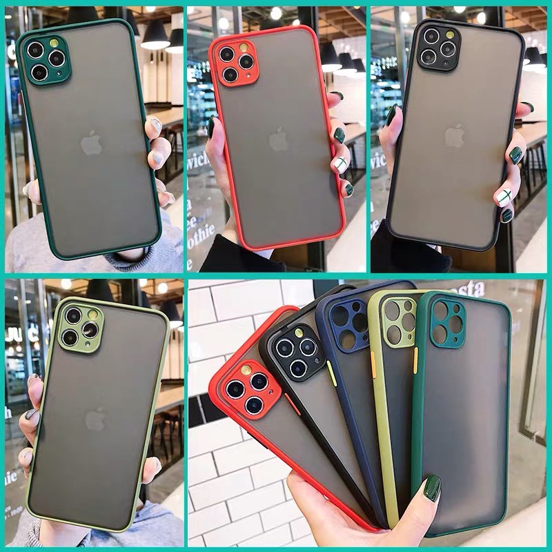 Case iPhone 11Pro Max 6 7 8plus XS XR XS Max TPU anti-drop mobile phone lens upgrade protection