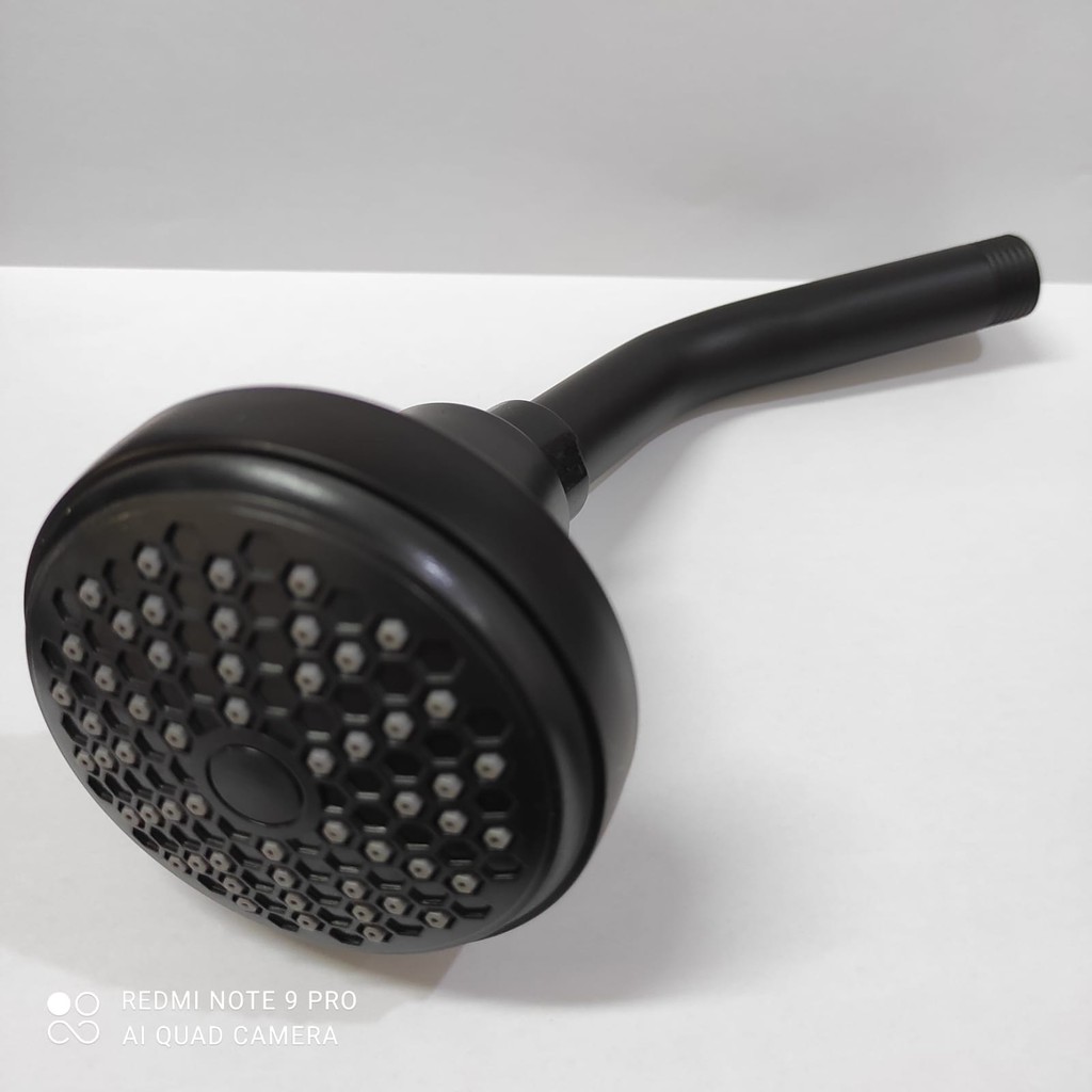 Wall Shower tembok 4inch murah HITAM WS215-Shower tanam BLACK E14