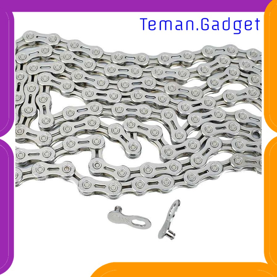 TG-IB342 VG SPORTS RANTAI SEPEDA BICYCLE CHAIN HALF HOLLOW 8/9/10 SPEED