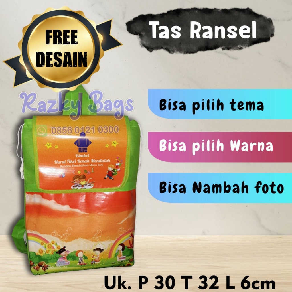 TAS RANSEL AHE / TAS PROMOSI AHE / TAS PROMOSI BIMBEL