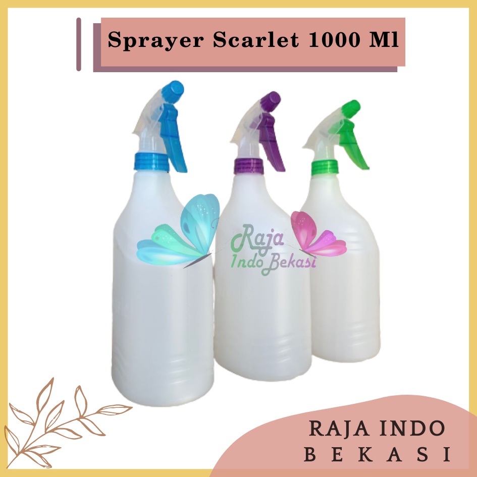 Sprayer Scarlet 1000 Ml 1 Liter Sprayer Semprotan Air Disinfektan Tanaman Burung Sprayer Semprotan Serbaguna Elektrik Manual Swan Gun - Hand Sprayer 1 Liter Semprotan Air Jetspray Tanaman Spray Serbaguna 1000 ml AT005