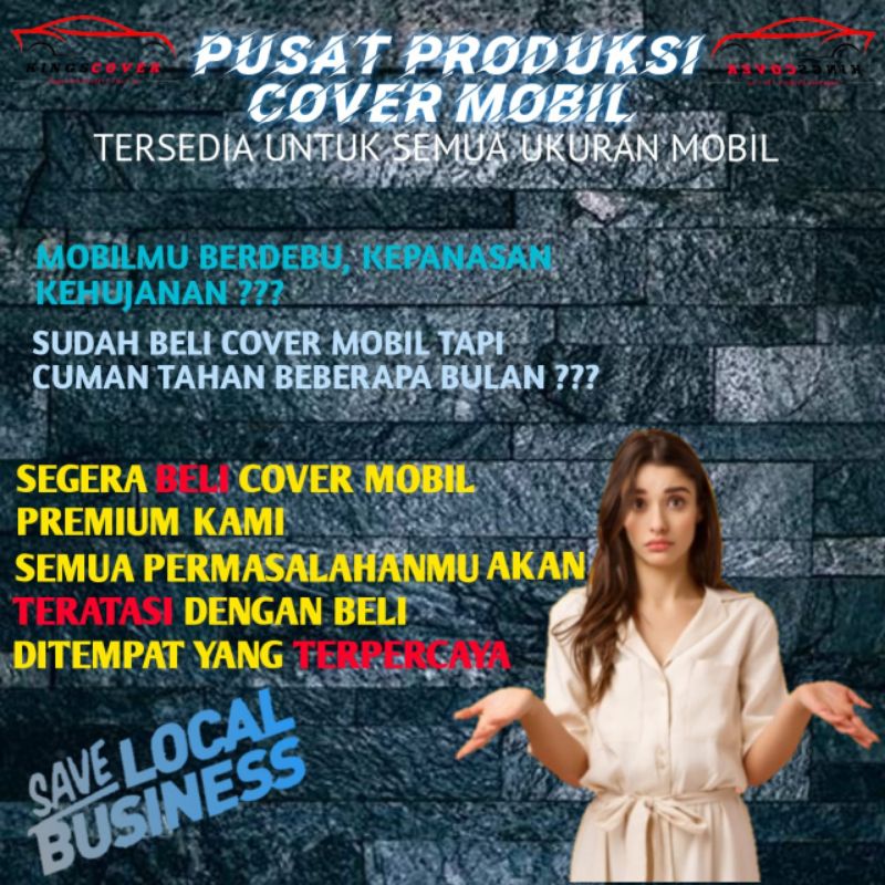 Body Cover Mobil Sienta / Sarung Mobil Toyota Sienta  2016, 2017, 2018, 2019 / Tutup Mantel Outdoor